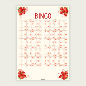 100 unique UK-style bingo cards in a printable PDF. Includes 50 A4 pages with 2 cards per page (100 cards total). Perfect for bingo nights, parties, schools, fundraisers, and family gatherings. Instant digital download.