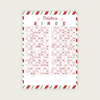 CHRISTMAS BINGO CARDS SET IV A Christmas II 90 Ball UK Bingo Cards Printable | 50-Page PDF | 2 Cards Per A4 Page | Instant Download