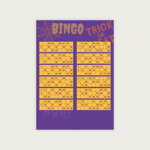 HALLOWEEN BINGO CARDS SET VIII A Halloween III 90 Ball UK Bingo Cards Printable | 50-Page PDF | 2 Cards Per A4 Page | Instant Download