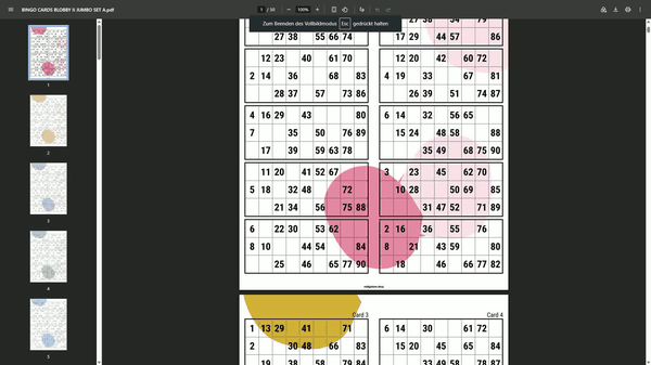 Printable UK 1–90 bingo cards with 100 cards in one PDF. Get 50 pages with 2 cards per page, perfect for parties, fundraisers, classrooms and bingo nights.